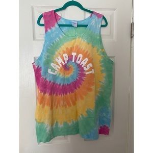 The Morning Toast tie dye tank top